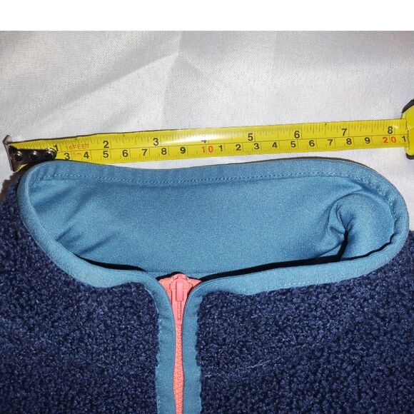 Under Armour Blue Fleece Pullover Size Medium - Picture 10 of 11